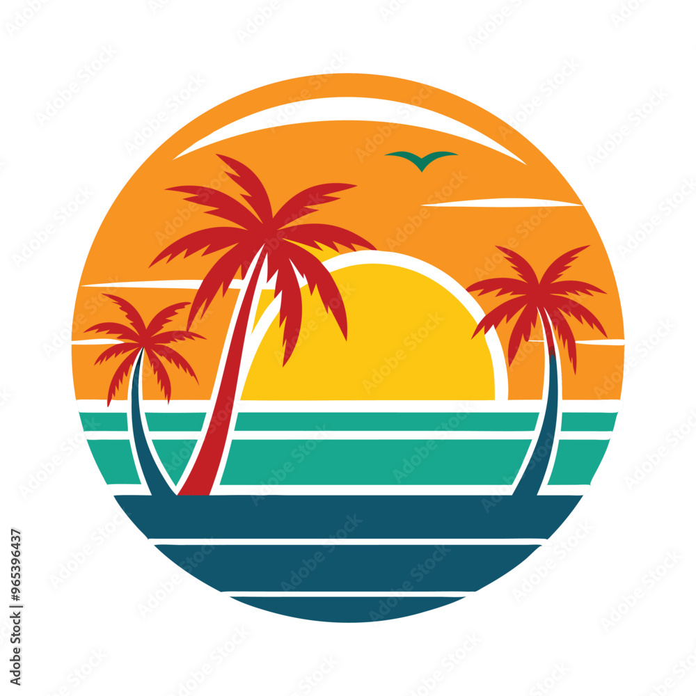 hello summer t-shirt design with palm tree vector illustration Beach t-shirt Design hello summer t-shirt design with palm tree vector illustration Beach t-shirt Design