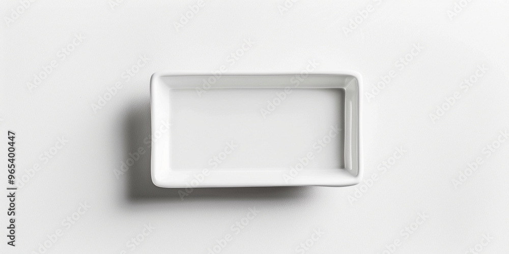 Empty White Bowl on White Tablecloth Empty White Bowl on White Tablecloth