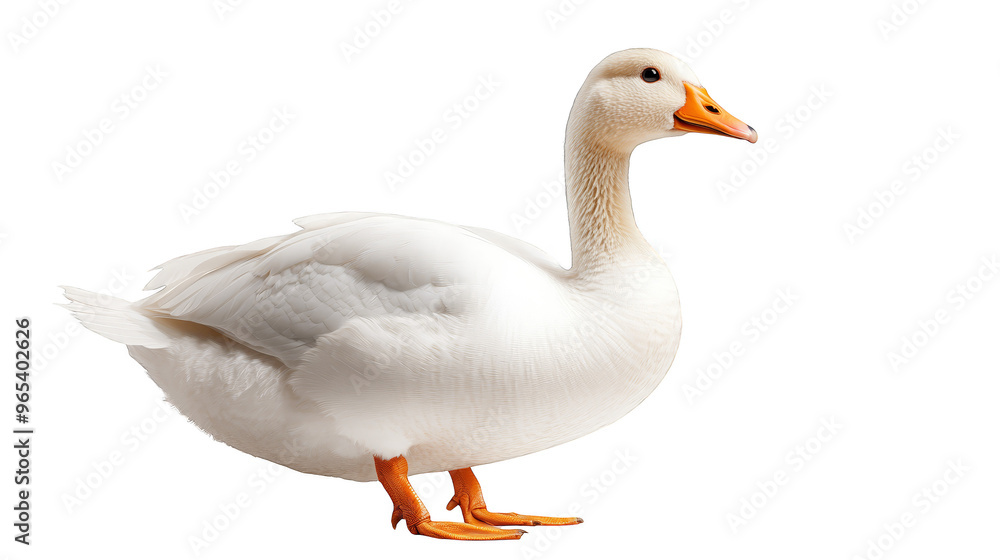 White Goose Bird Animal Farm Poultry Feather Plumage White Goose Bird Animal Farm Poultry Feather Plumage