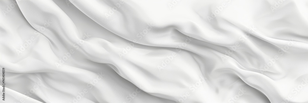 White silk fabric, elegant soft and smooth waves, abstract luxurious satin texture background White silk fabric, elegant soft and smooth waves, abstract luxurious satin texture background