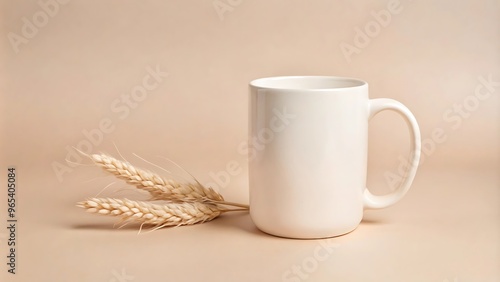 White Mug Mockup Design