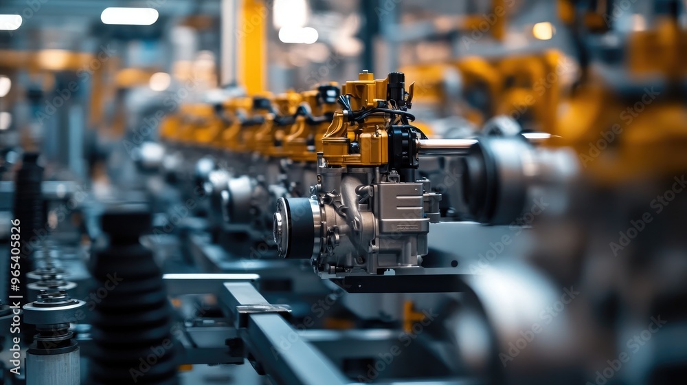 custom made wallpaper toronto digitalRows of OEM car engines in a production facility, ready for assembly in the next stage of manufacturing.