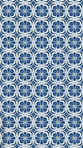 Blue pattern backgrounds shape repetition. AI generated Image by rawpixel.