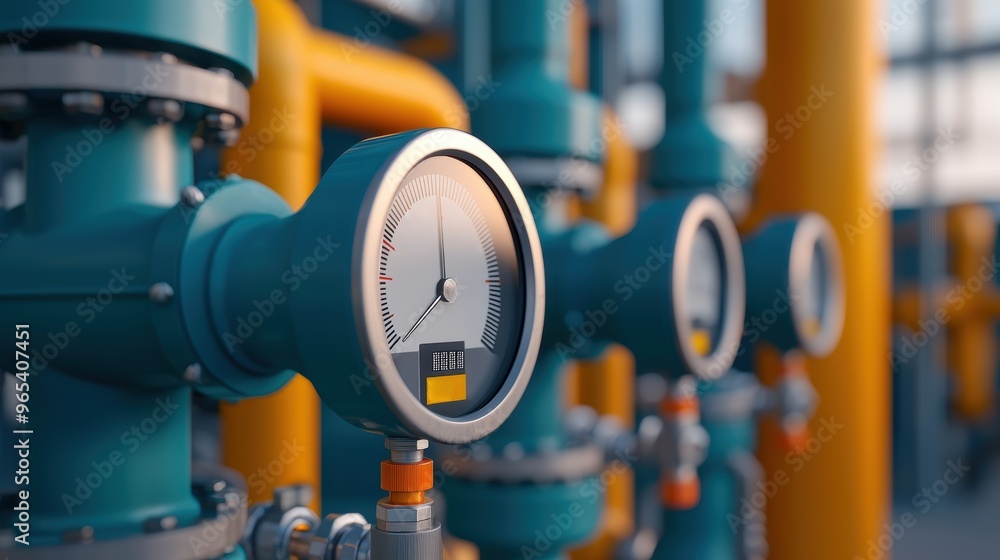 Monitoring Energy Consumption in Oil Fields - with Copy Space, Selective Focus and Quality Monitoring Energy Consumption in Oil Fields - with Copy Space, Selective Focus and Quality