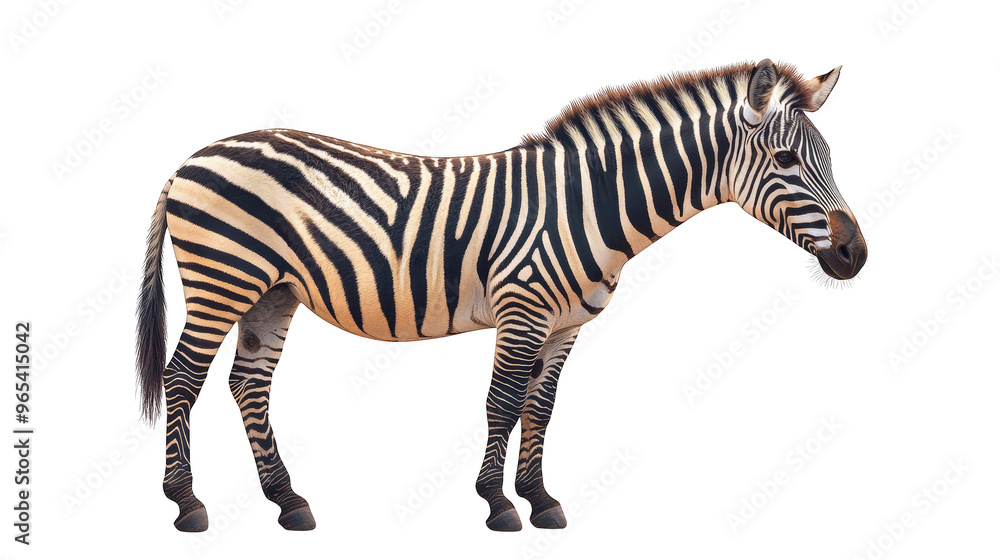 Obraz premium Zebra Stripes Abstract Glitch Art Background