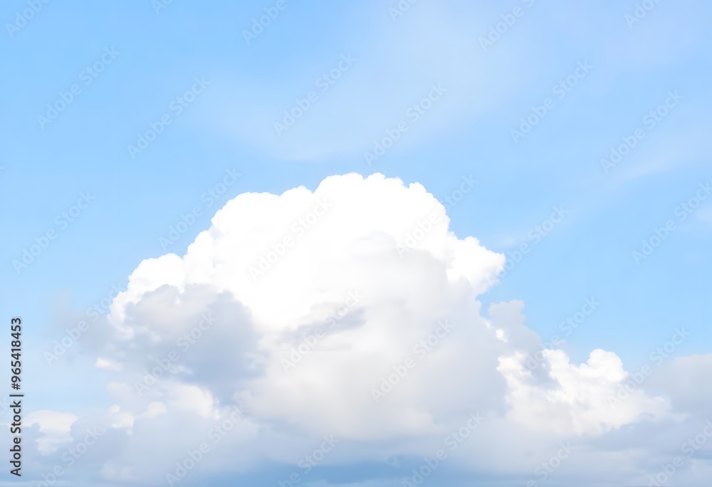 Image of the blue sky and white clouds Image of the blue sky and white clouds