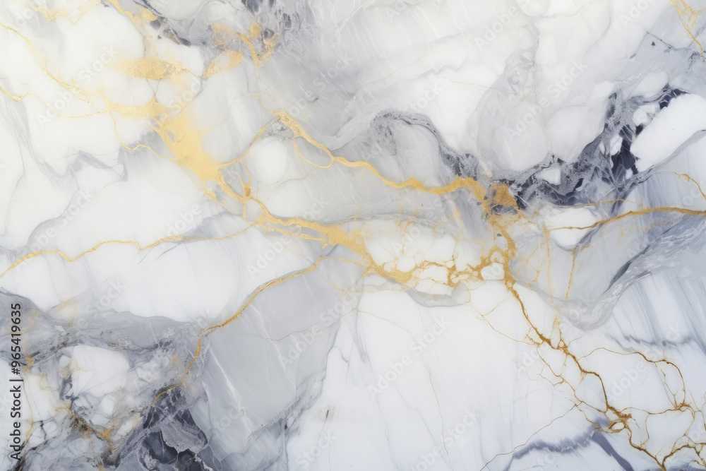 Fototapeta premium Processed collage of white and gold marble texture. Background for banner, backdrop or texture