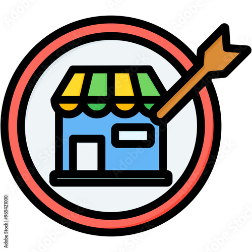 Niche Market Icon