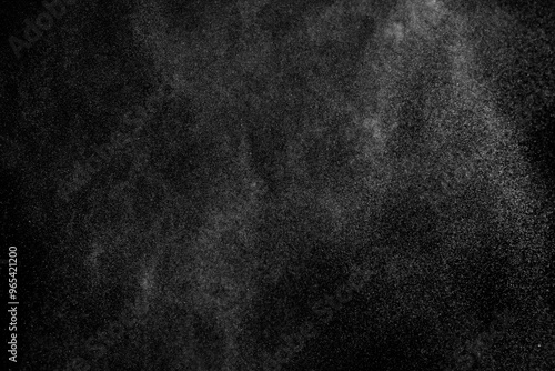 Obraz na płótnie Abstract splashes of water on black background. Abstract spray of water. Abstract rain. Shower water drops. Abstract texture.
w salonie
