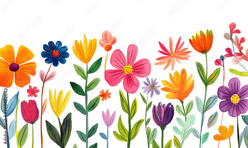 floral and leaf on white background in doodle-style tile designs with graphic format. floral and leaf on white background in doodle-style tile designs with graphic format.
