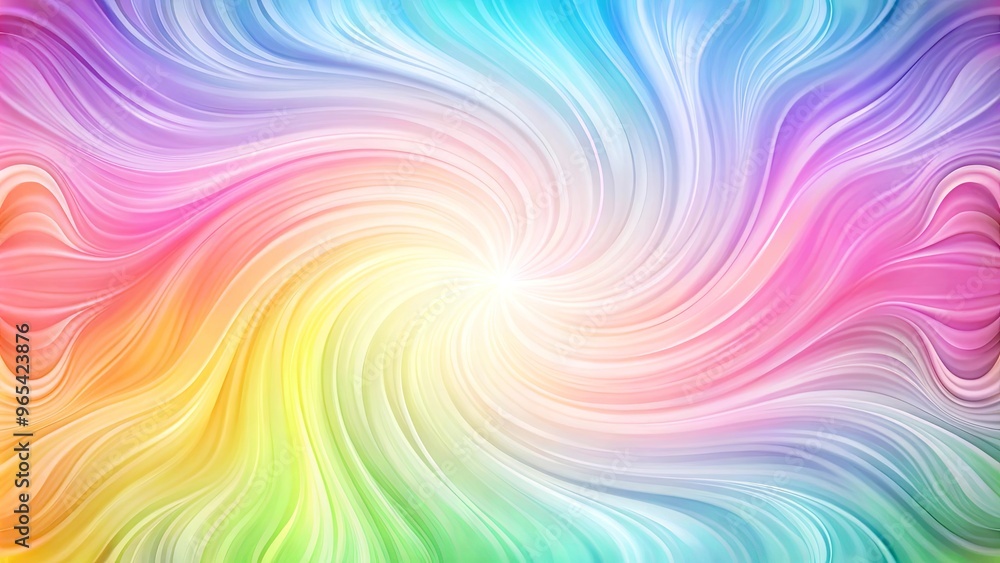 Pastel rainbow gradient swirls background design Pastel rainbow gradient swirls background design