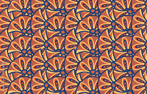 beautiful African ethnic graphic which is in Africa style and gives tribal vibe this colorful wallpaper can be wallpaper background backdrop and for textile industry fabric print and home decoration