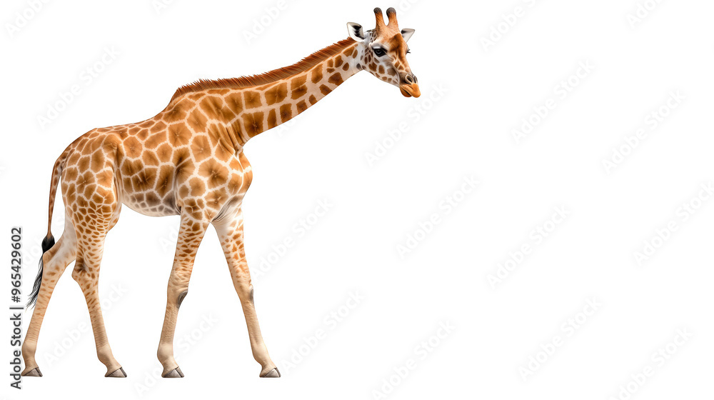 Fototapeta premium Giraffe Animal Pattern Background