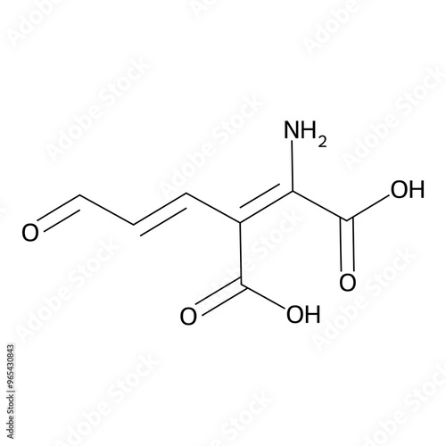 2-amino-3-(3-ketoprop-1-enyl)but-2-enedioic acid