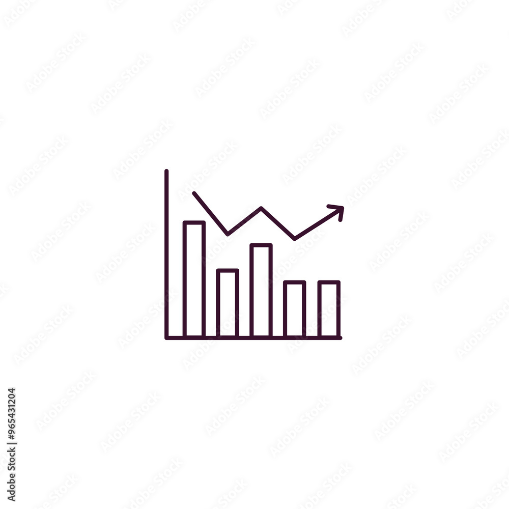 profit outline icon. Linear vector from cryptocurrency concept. Thin line profit icon isolated on white background profit outline icon. Linear vector from cryptocurrency concept. Thin line profit icon isolated on white background