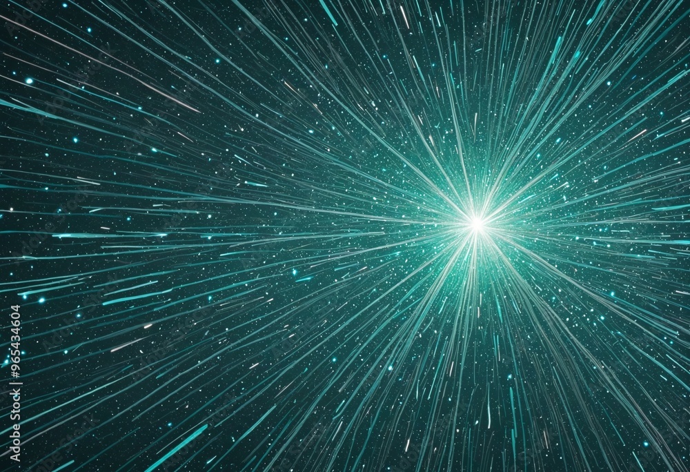 Obraz premium turquoise glitter/light Illustration, banner, wall paper design