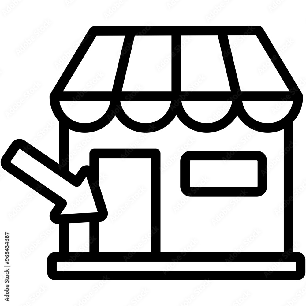 Market Entry Icon Market Entry Icon