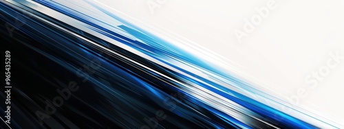 Simple blue, white and black geometric lines wallpaper.