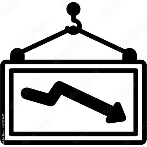 Reduced Export Levels Icon