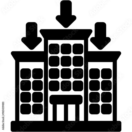 Business Downsizing Icon