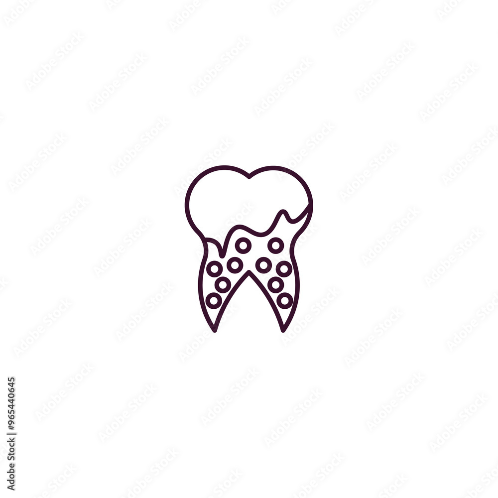 plaque outline icon. Linear vector from dentist concept. Thin line plaque icon isolated on white background plaque outline icon. Linear vector from dentist concept. Thin line plaque icon isolated on white background
