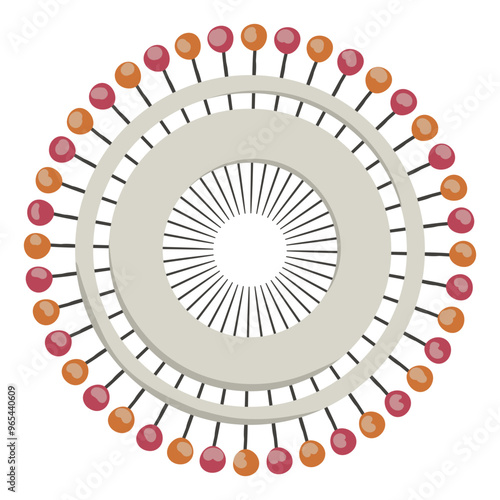 Sewing Tool Illustration