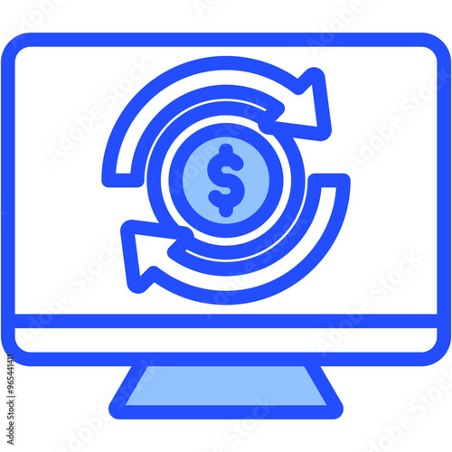 Currency Deflation Icon