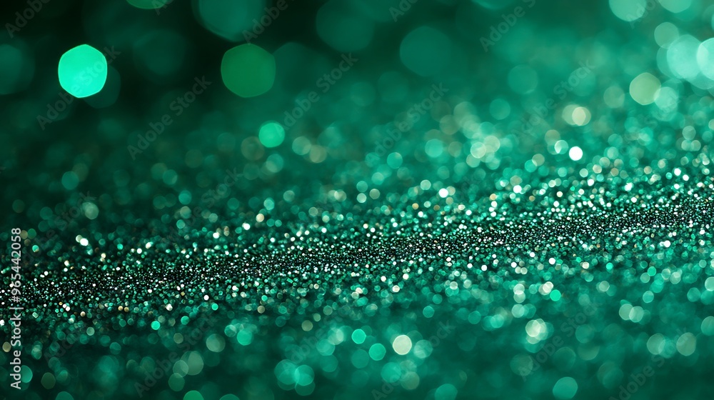 Luxurious Emerald Green Glitter Texture Abstract Background with Deep Shimmer, Offering Ample Copy Space for Custom Invitations, Announcements, or Artistic Designs Luxurious Emerald Green Glitter Texture Abstract Background with Deep Shimmer, Offering Ample Copy Space for Custom Invitations, Announcements, or Artistic Designs