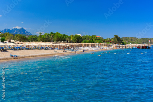 Fototapeta Naklejka Na Ścianę i Meble -  Beautiful Turkish Riviera near Tekirova. Kemer,Turkey