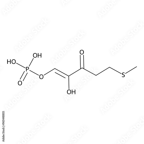 [2-hydroxy-3-keto-5-(methylthio)pent-1-enyl] dihydrogen phosphate