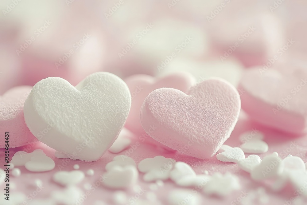 Pink and White Valentines Day Heart Background, Perfect for Romantic Designs and Celebrations Pink and White Valentines Day Heart Background, Perfect for Romantic Designs and Celebrations