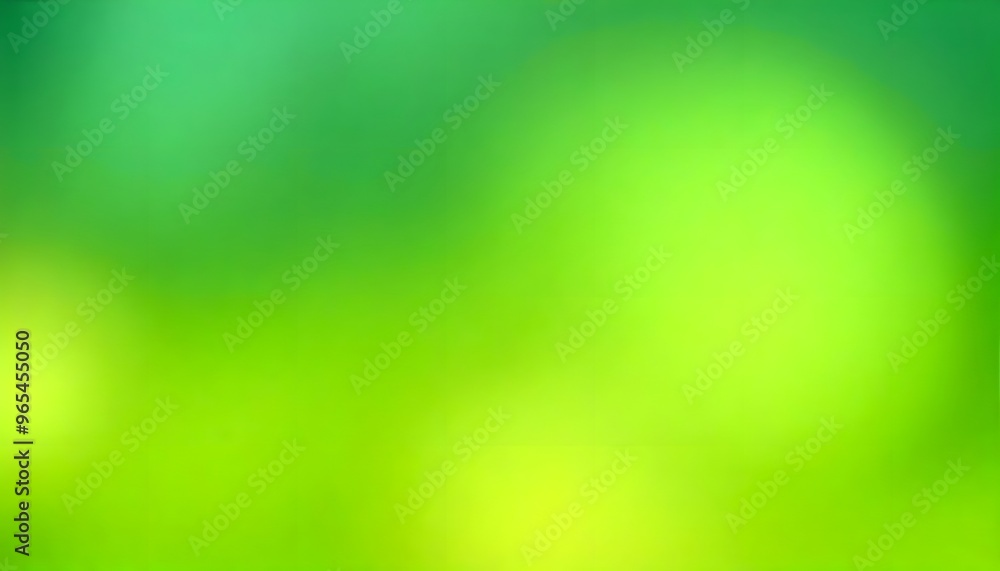 Obraz premium Vibrant Soft green and yellow gradient blur background