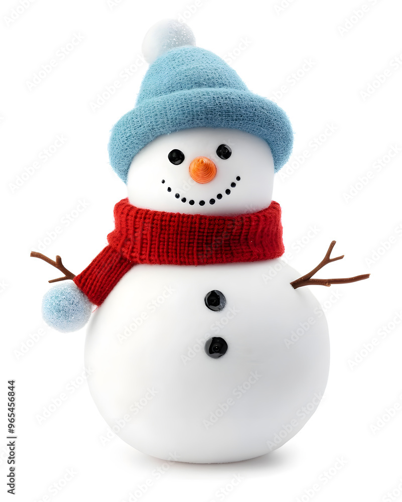 Cute Snowman isolated on white background Cute Snowman isolated on white background
