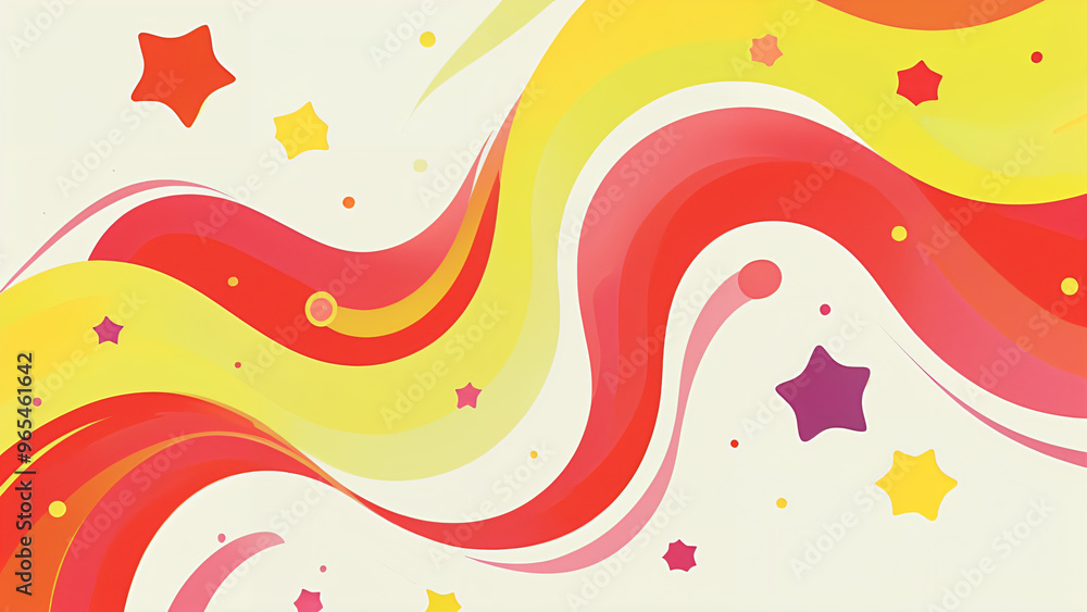 colorful abstract background with stars colorful abstract background with stars
