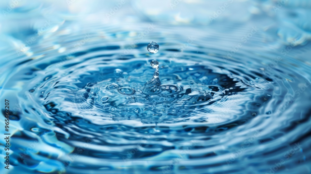 Blue mint water surface showing subtle rippling effects Blue mint water surface showing subtle rippling effects