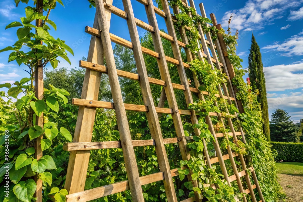 Aggressive climbing plants thrive with a supportive trellis or stake, as they use these structures to ascend and reach their full growth potential. Aggressive climbing plants thrive with a supportive trellis or stake, as they use these structures to ascend and reach their full growth potential.