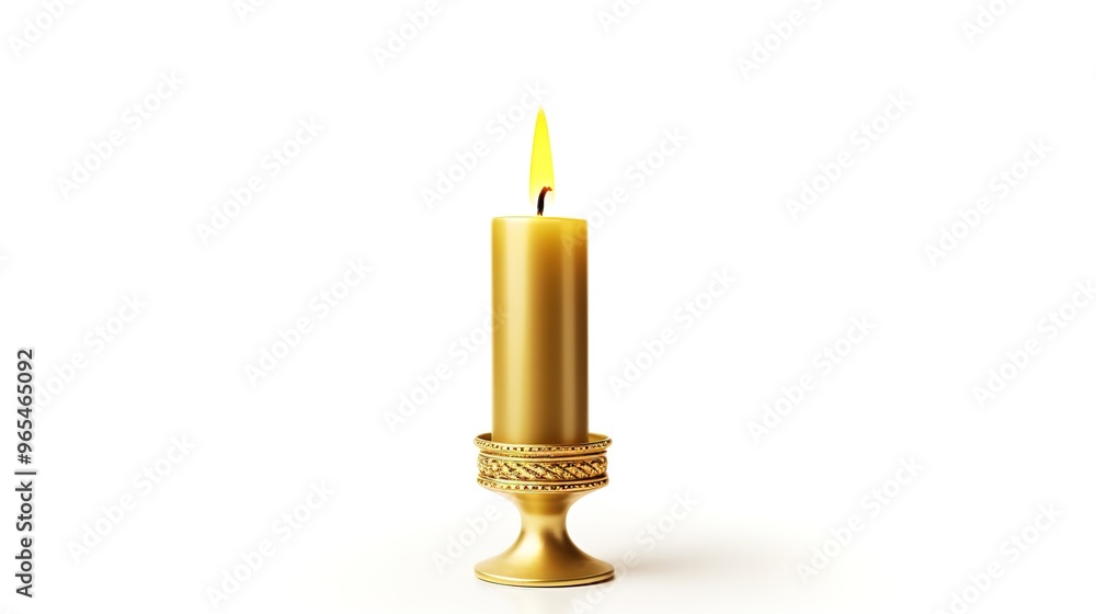 Cartoon illustrations of lighted candles on the table to celebrate Hanukkah,generated with AI. Cartoon illustrations of lighted candles on the table to celebrate Hanukkah,generated with AI.