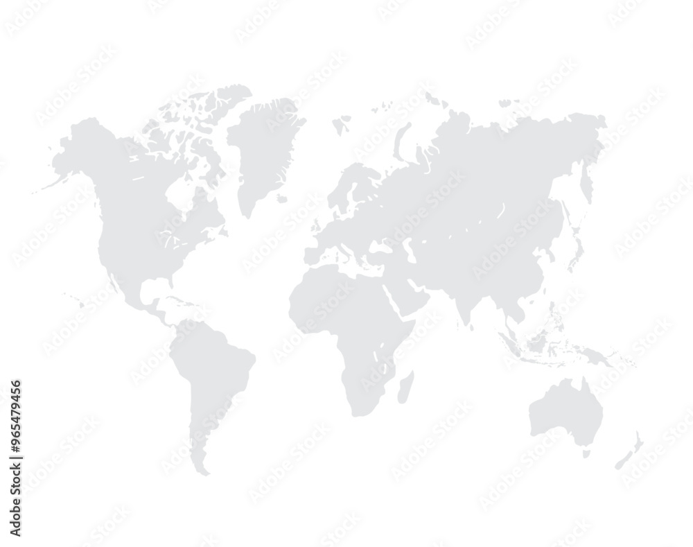 World map vector, isolated on white background. Flat Earth, gray map template for web site pattern, annual report, infographics. Globe similar world map icon. vector EPS10. World map vector, isolated on white background. Flat Earth, gray map template for web site pattern, annual report, infographics. Globe similar world map icon. vector EPS10.
