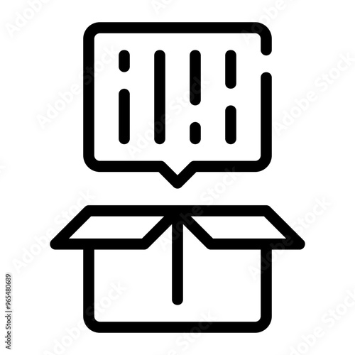 serial code line icon