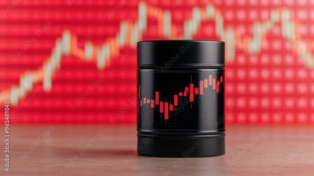 Futuristic Oil Futures Market Forecast Holographic Graph Analysis | Abstract Finance with Copy Space Futuristic Oil Futures Market Forecast Holographic Graph Analysis | Abstract Finance with Copy Space