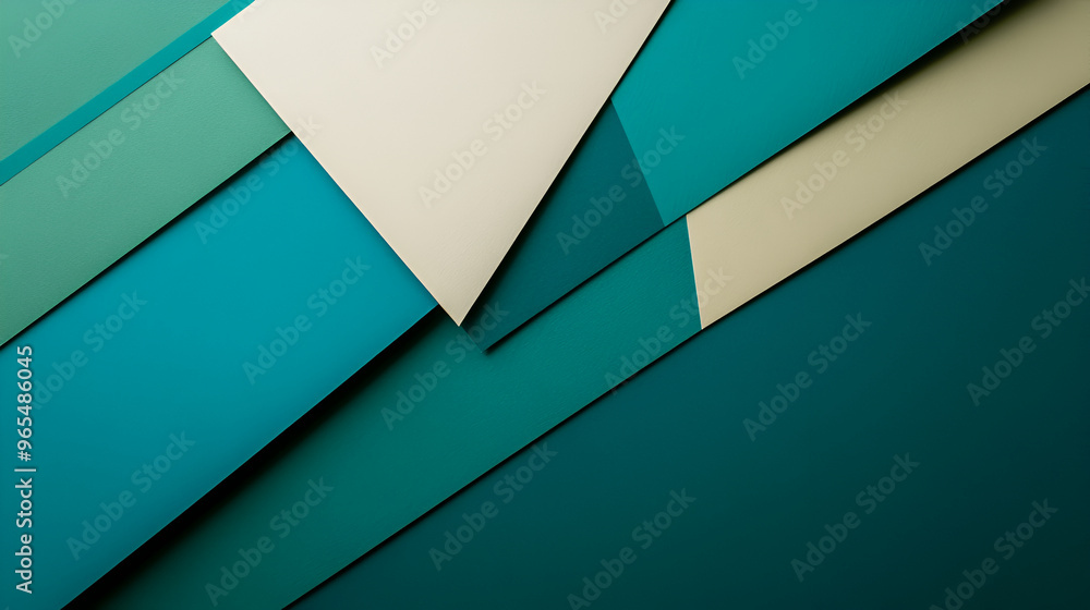 Abstract color paper geometric composition shape and lines sheet of blank green and blue tone, Empty multicolor background for image, text, design, banner, wallpaper Abstract color paper geometric composition shape and lines sheet of blank green and blue tone, Empty multicolor background for image, text, design, banner, wallpaper
