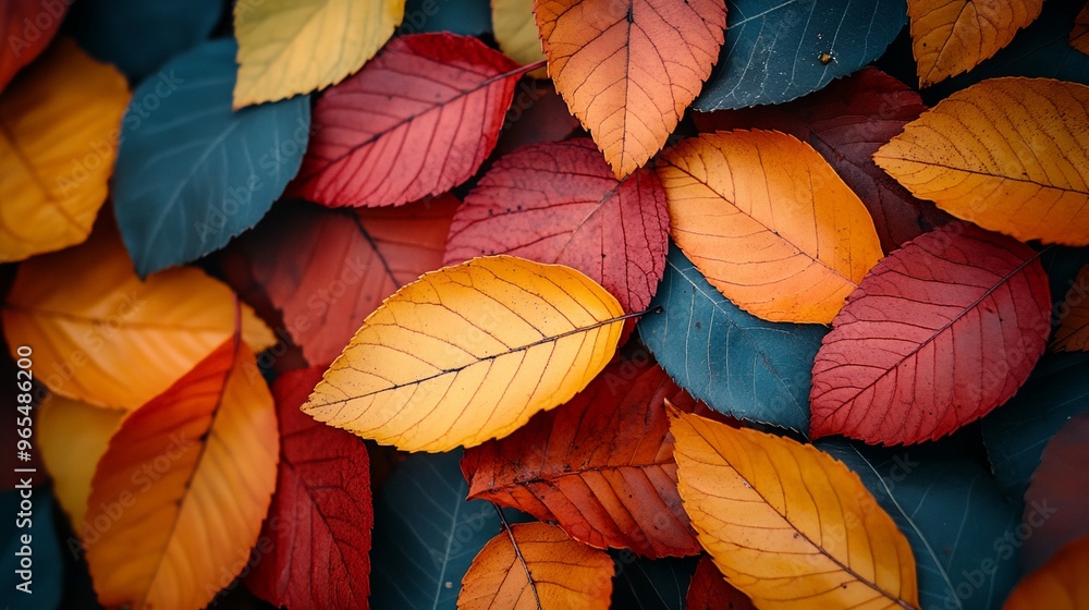a group of colorful leaves that are on a wall together a group of colorful leaves that are on a wall together