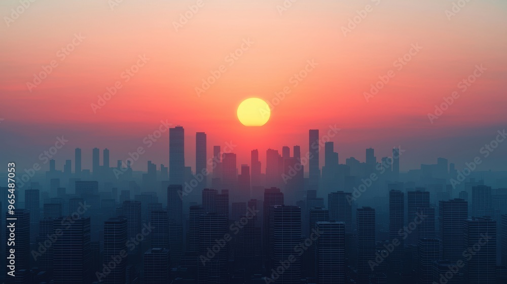 Futuristic Sci-Fi City Skyline with Towering Skyscrapers and Ray Tracing in - Digital Model of a Cyberpunk Metropolis Futuristic Sci-Fi City Skyline with Towering Skyscrapers and Ray Tracing in - Digital Model of a Cyberpunk Metropolis