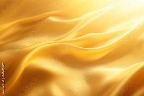 Golden Fabric with Gentle Waves and Sunlit Highlights