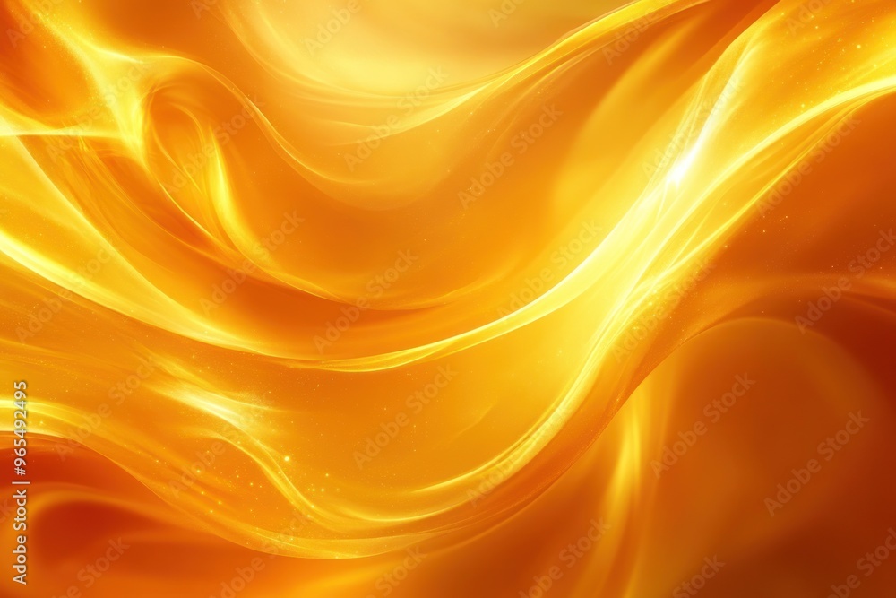Abstract Golden Swirls with Sparkles Background Abstract Golden Swirls with Sparkles Background