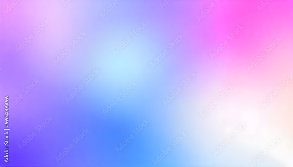 Fototapeta premium Vibrant gradient background with soft, blended colors transitioning from blue to pink