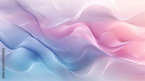 Abstract pastel gradient waves background, dynamic flow. Modern art and digital concept