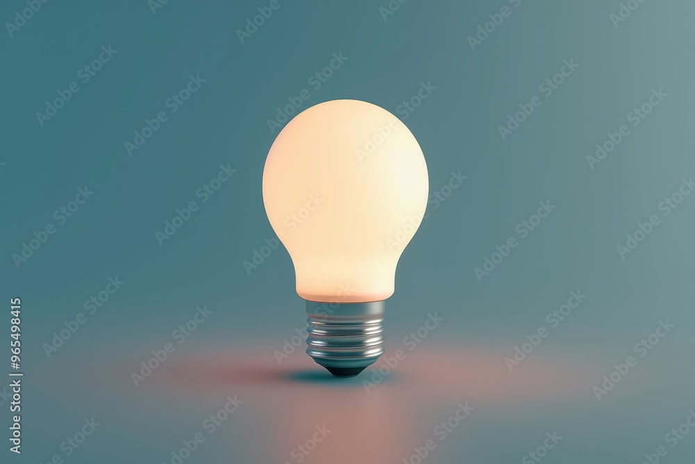 A glowing light bulb illuminates a soft background, symbolizing ideas, innovation, and creativity in design. A glowing light bulb illuminates a soft background, symbolizing ideas, innovation, and creativity in design.