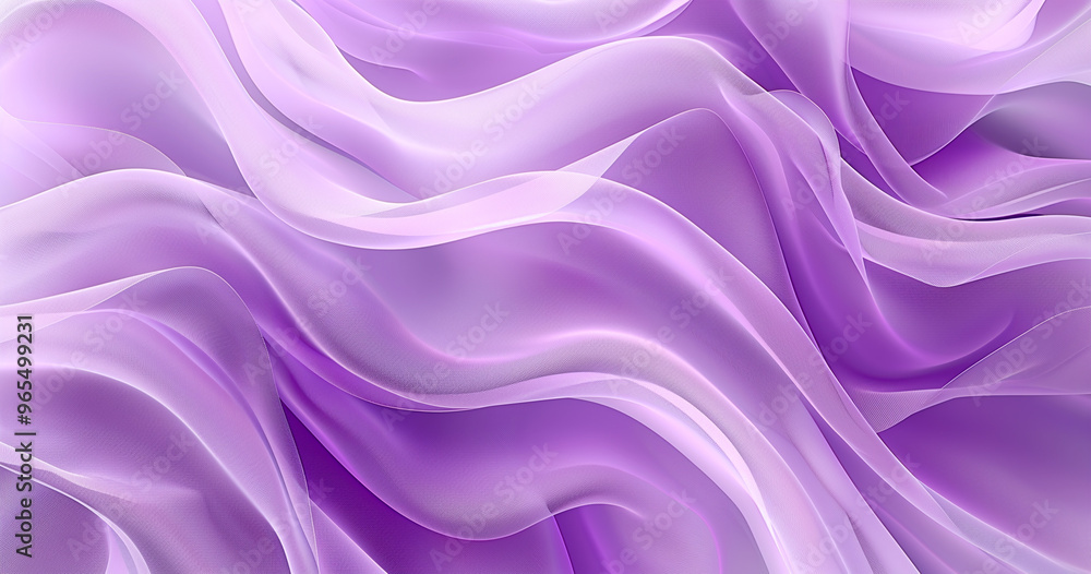 Obraz premium Abstract purple background with soft waves and light lines for elegant design