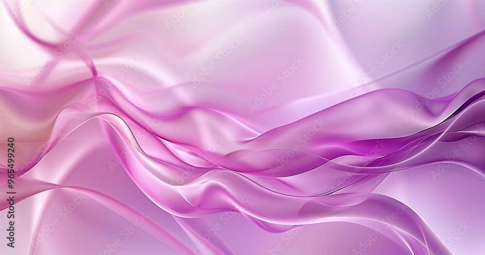 Obraz premium Abstract purple background with soft waves and light lines for elegant design